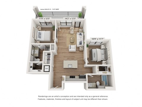 Maddox Hills Floor Plan B1 D